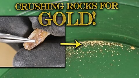 Crushing Free Mill Gold from Paydirt Tailings