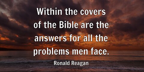 RONALD REAGAN- Rare Footage Speaking the Gospel- 1981 to 1989