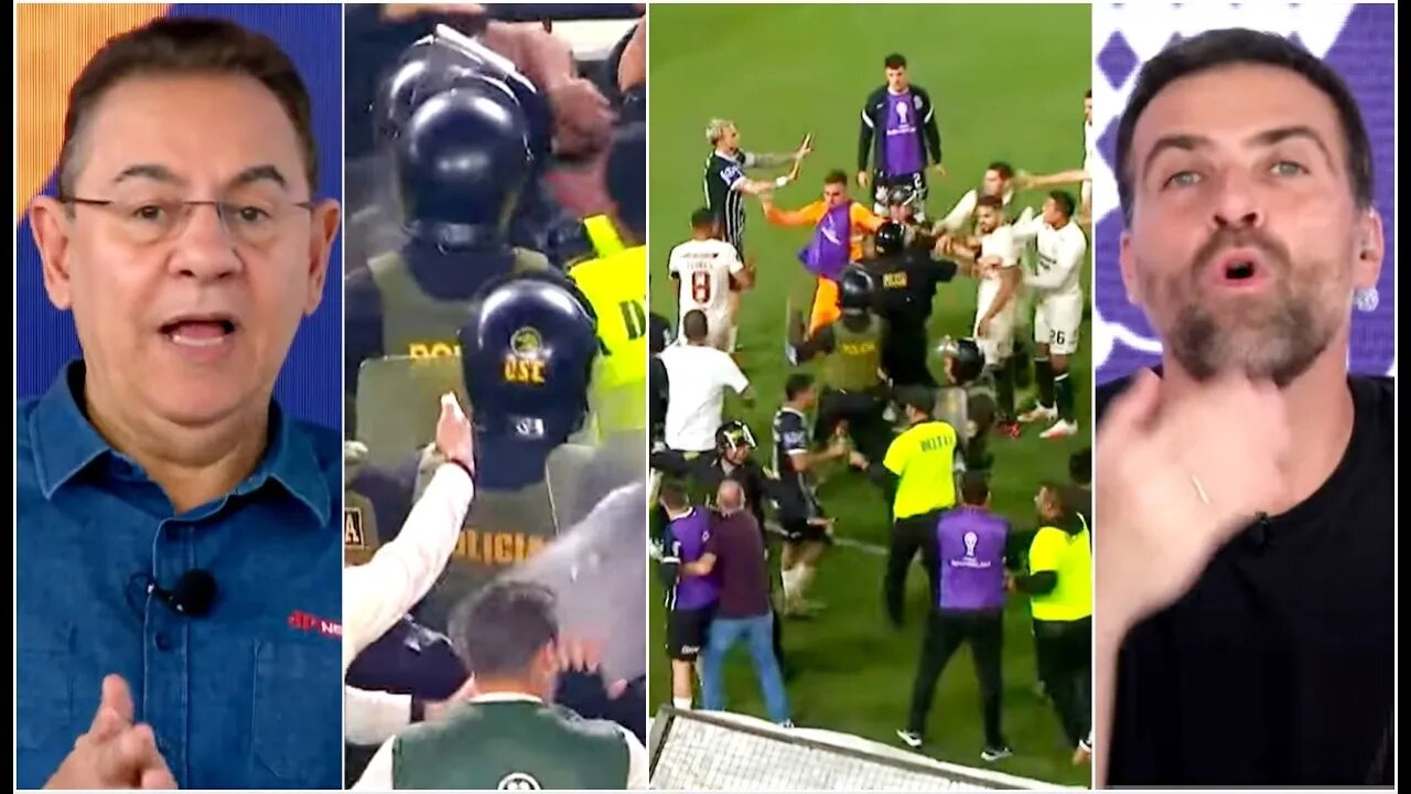 "É PALHAÇADA! Os caras NÃO SABEM PERDER! Essa BRIGA no jogo do Corinthians foi..." CONFUSÃO REVOLTA!