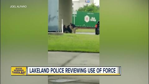 Video shows Lakeland officers kick, punch person