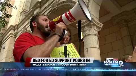 Red for Ed rally and march planned in Tucson