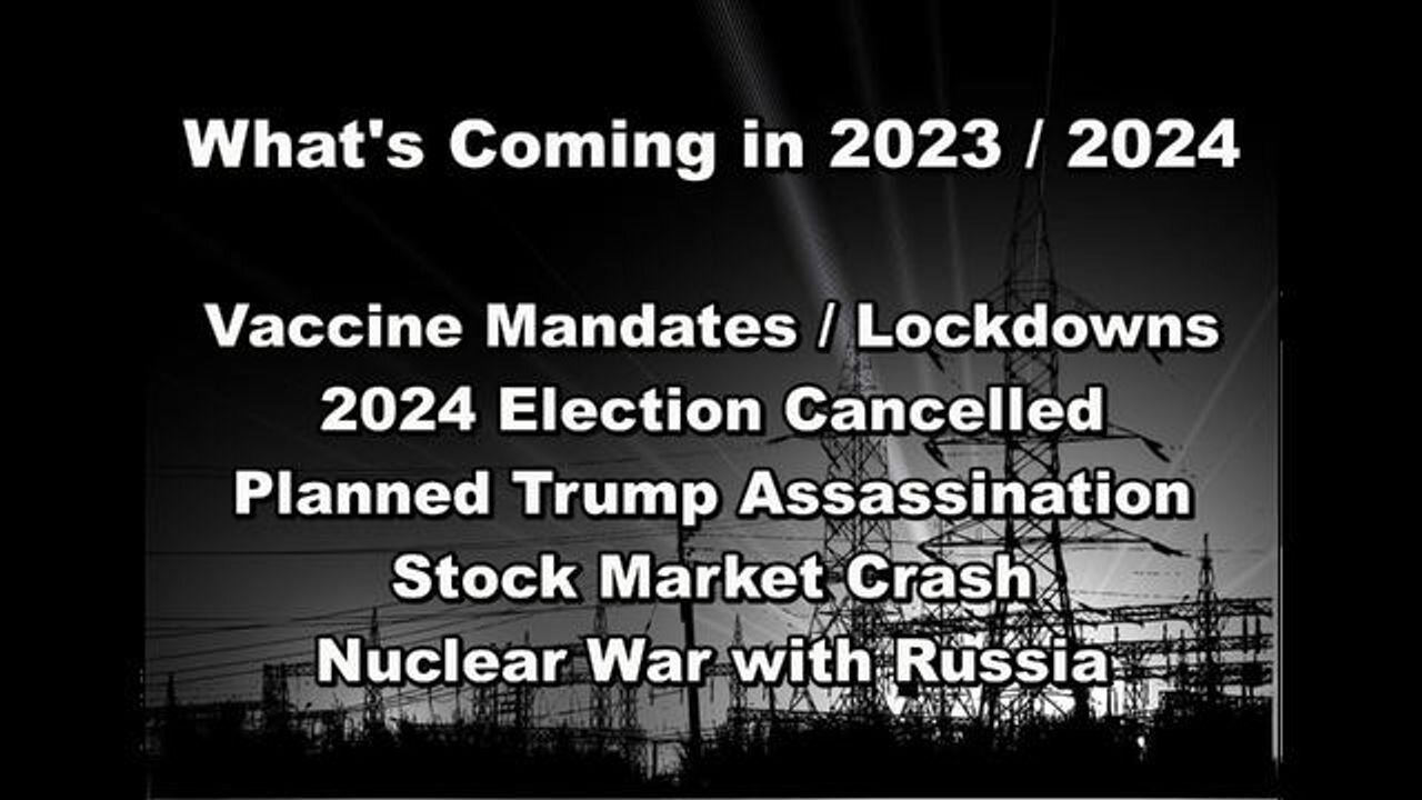 Direct Energy Weapons target Maui | 2024 election cancelled? | Planned Trump assassination