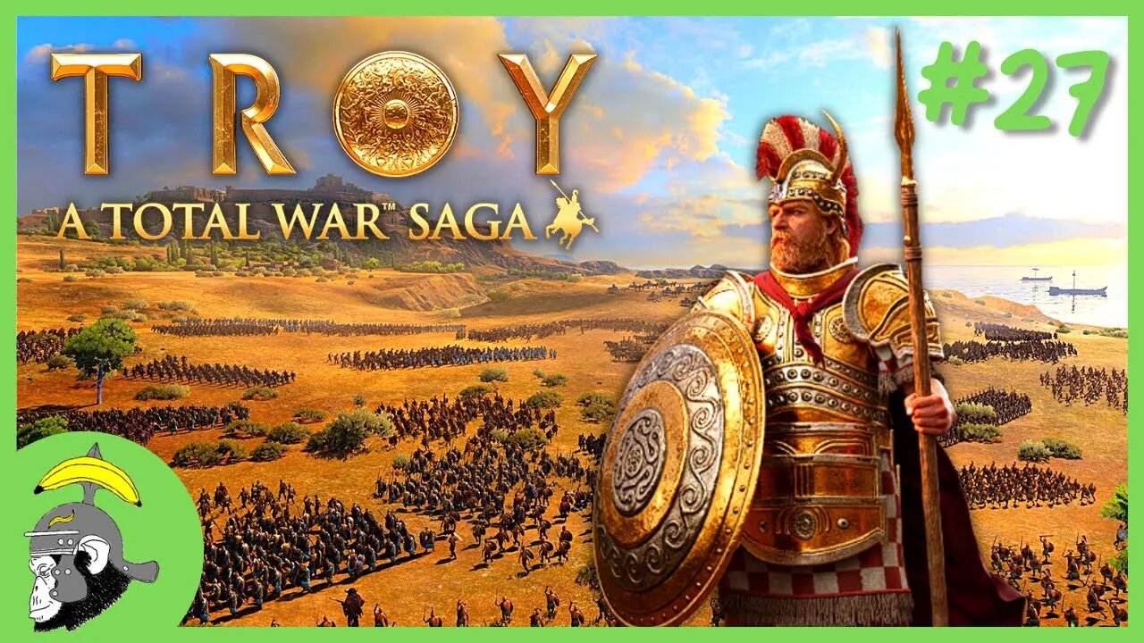 A QUEDA DO CORNO !! : Total War Saga TROY - Menelaus | Gameplay PT-BR #26