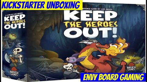 Kickstarter Unboxing: Keep the Heroes Out!