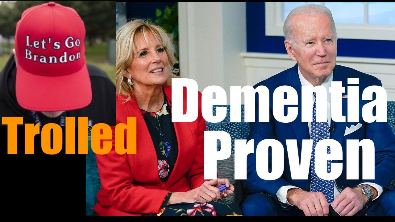 Trolled With "Let's Go Brandon" Biden Proves Dementia Joe Moniker is REAL