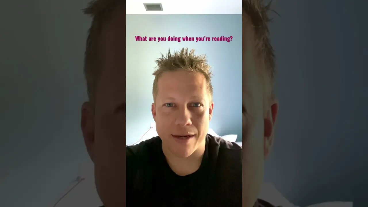 Reading vlogs: what are you doing when you’re reading?