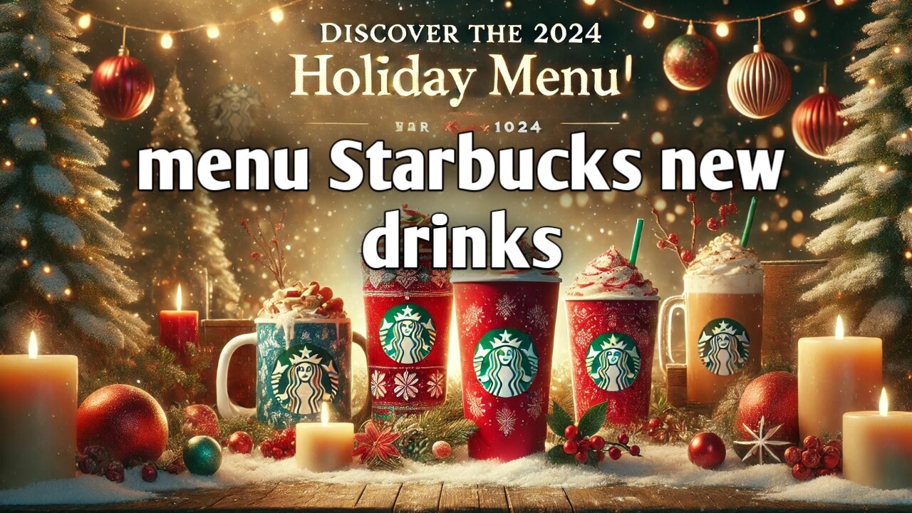 Starbucks Holiday Menu 2024: New Drinks Unveiled!