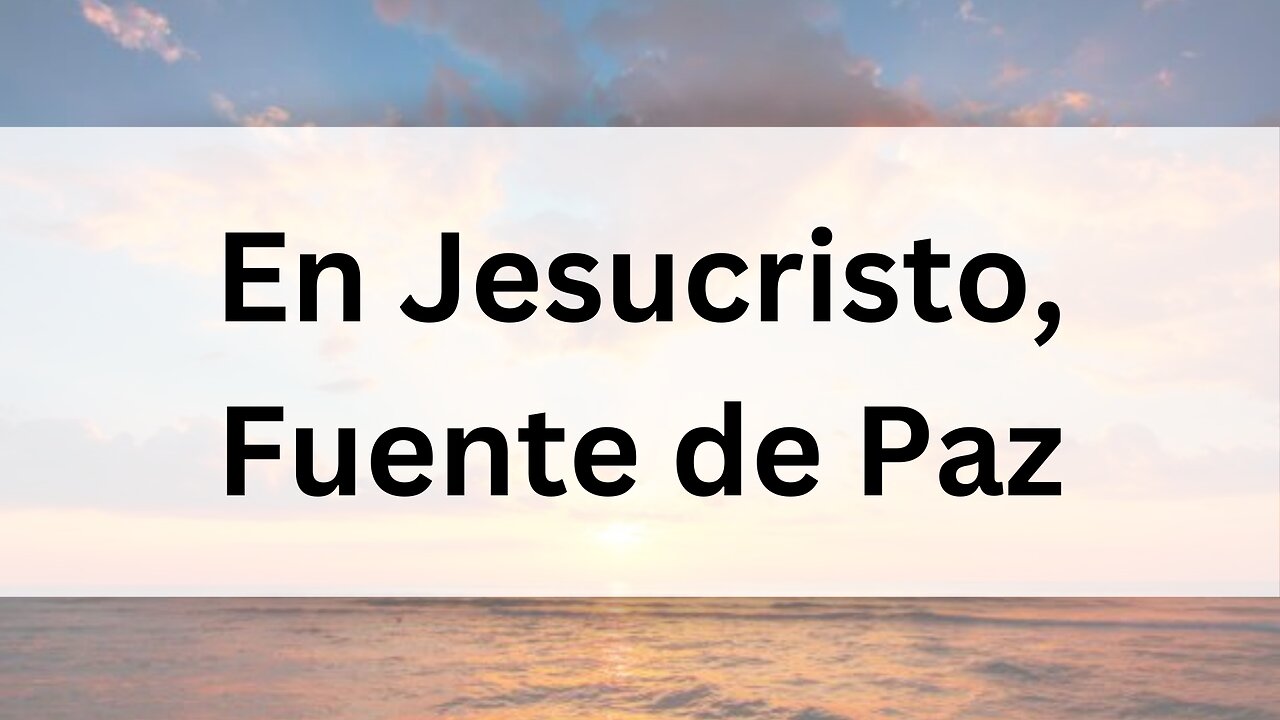 En Jesuscristo, Fuente de Paz | Canta Junto | Música Cristiana Instrumental