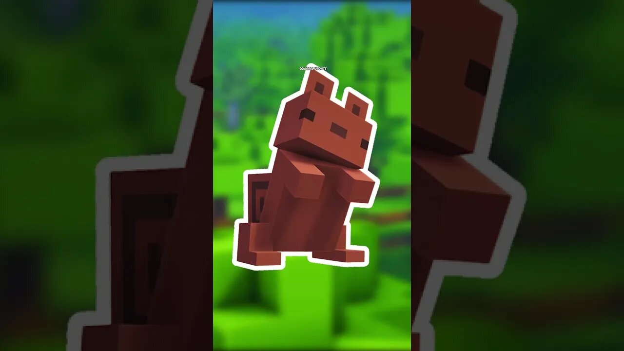 SQUIRRELS in MINECRAFT #minecraft #Shorts