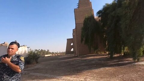 The capital of the last two empires of Mesopotamia, now only one wall remains.