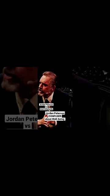 Jordan Peterson confused about well-being. #mattdillahunty #jordanpeterson #wellbeing #atheism