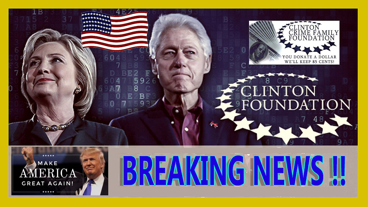 CLINTON Foundation et le "Children international trafficking" (Hd 720) Lire descriptif