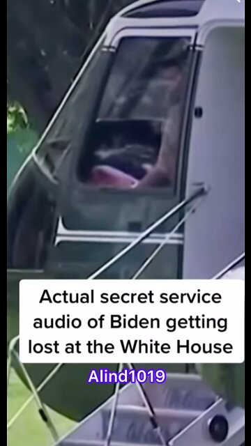 leaked secret service audio of Biden getting lost