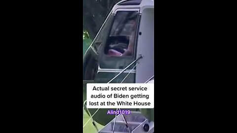 leaked secret service audio of Biden getting lost