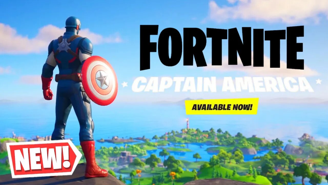 *NEW* CAPTAIN AMERICA in FORTNITE!