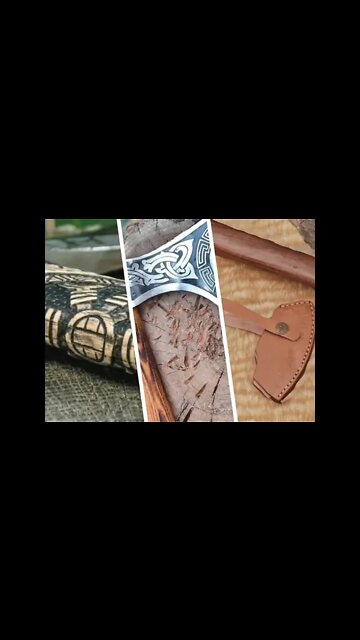 Custom Handmade Steel Hunting Axe #shorts #axe