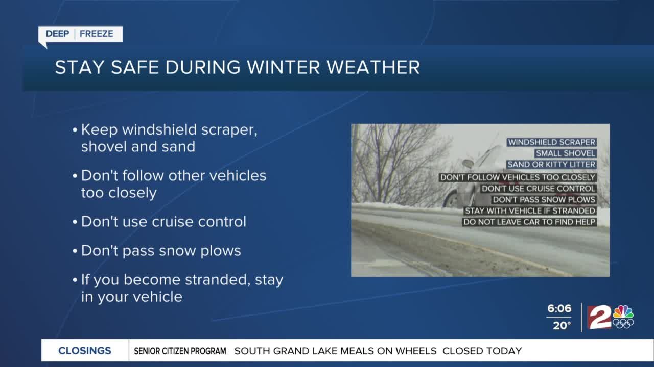 Red Cross offers advice to help stay safe during winter weather