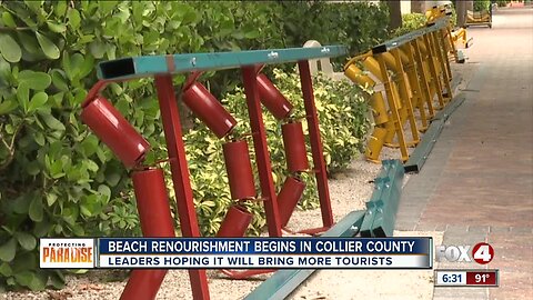 Beach Renourishment begins in Collier County
