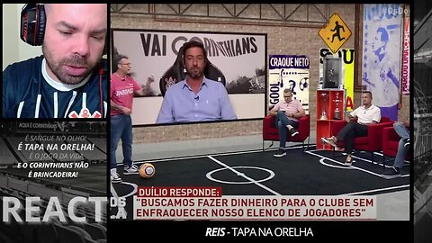 REACT - DUILIO ENTREVISTADO PELO NETO NOS DONOS DA BOLA