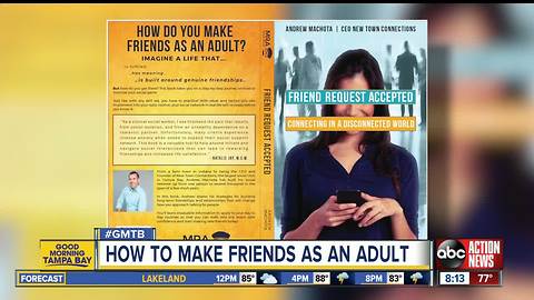 Tampa business leader pens book on how adults can increase their friends list