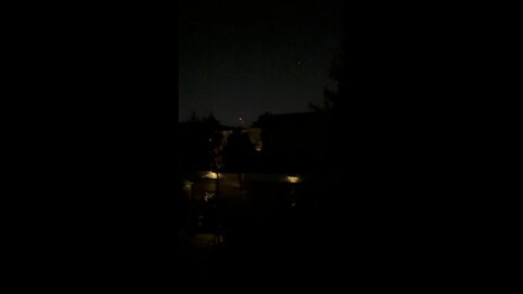 Hanging out outside while it’s night time