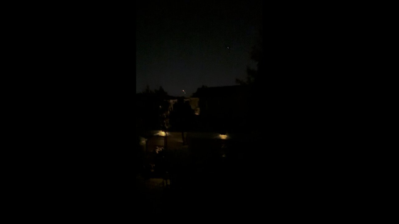 Hanging out outside while it’s night time