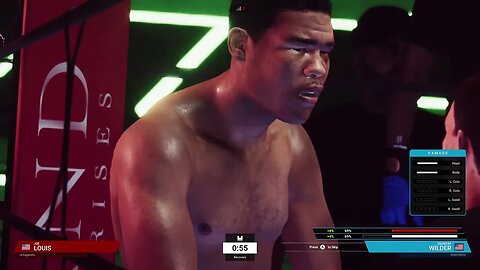 Undisputed Boxing Online Ranked Gameplay Deontay Wilder vs Joe Louis 2 (Chasing Platinum 3)