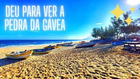 O dia estava com uma ótima visibilidade!