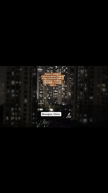 SHANGHAI, CHINA LOCKDOWN:PEOPLE HEARD SCREAMING IN TERROR AS THEY’RE FORCED TO STAY INSIDE