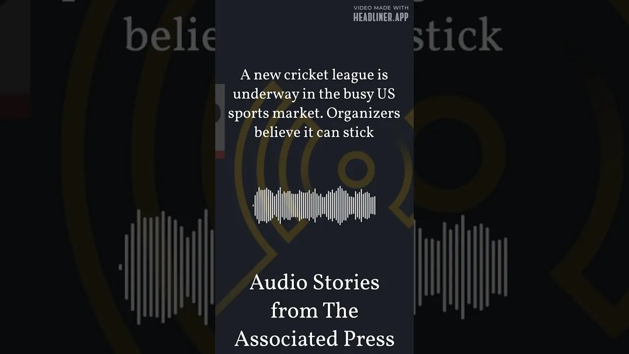 A new cricket league is underway in the busy US sports market. Organizers believe it can stick |...