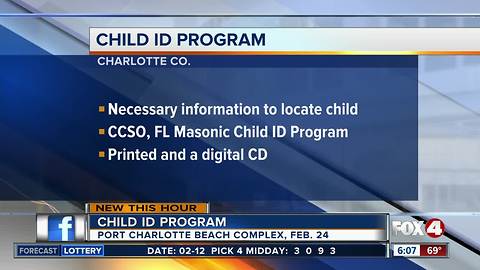 Child ID program comes to Charlotte County