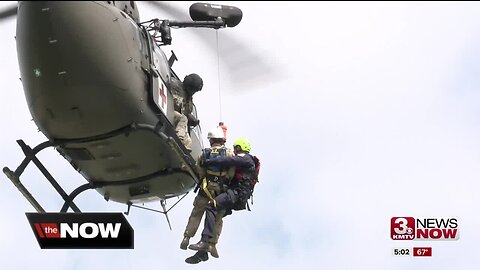 National Guard and Task Force One train at Camp Ashland
