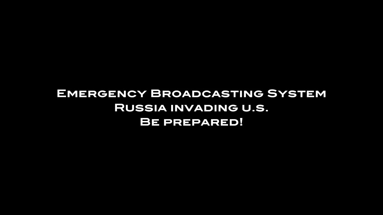 Serious Prophetic word : U.S. Russia Missiles Evacuations are in place. Emergency Broadcast System