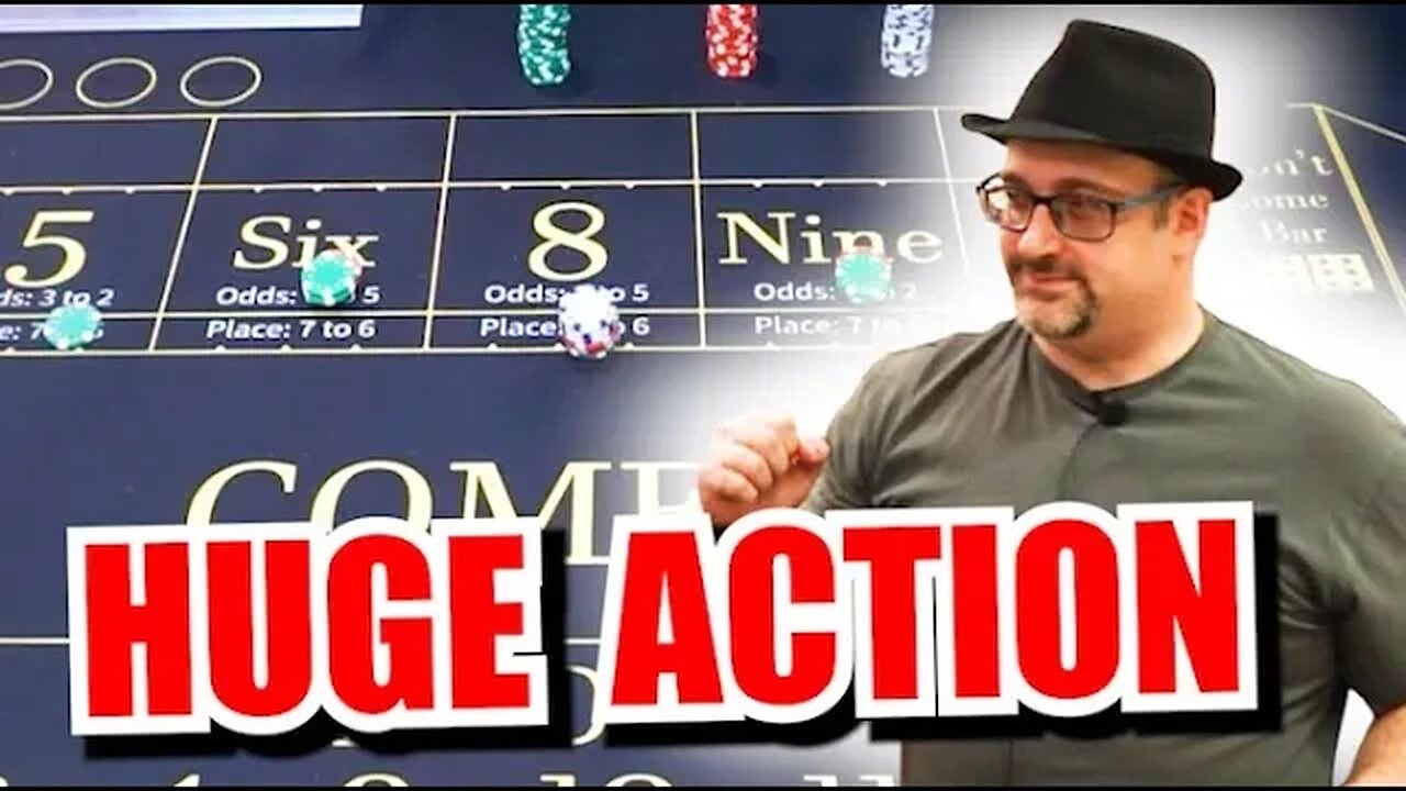 🔥HUGE ACTION!!🔥 30 Roll Craps Challenge - WIN BIG or BUST #318