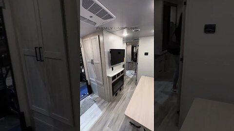 Unique Bathroom for this size #traveltrailer | 2023 Flagstaff 25FKBS #rv #camping #rvlife