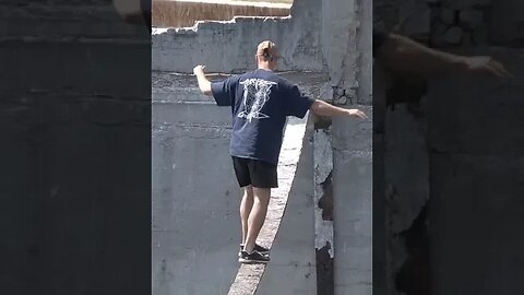 Walking Across A Broken Bridge Full Clip #shorts #funny