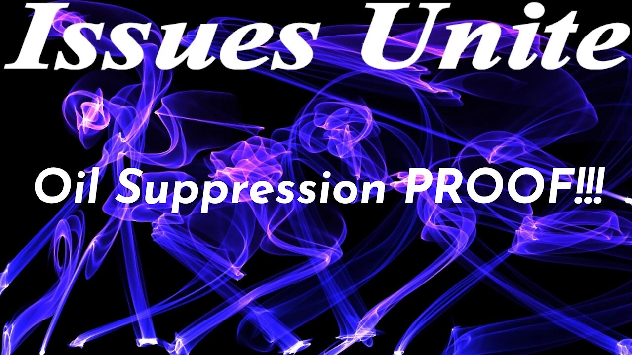 Oil Suppression PROOF!!!