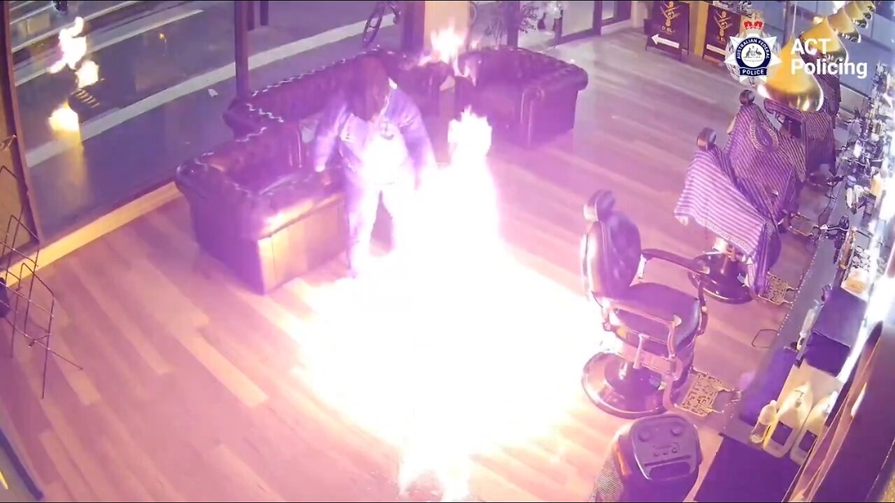 Idiot Lights Himself On Fire In Arson Attack