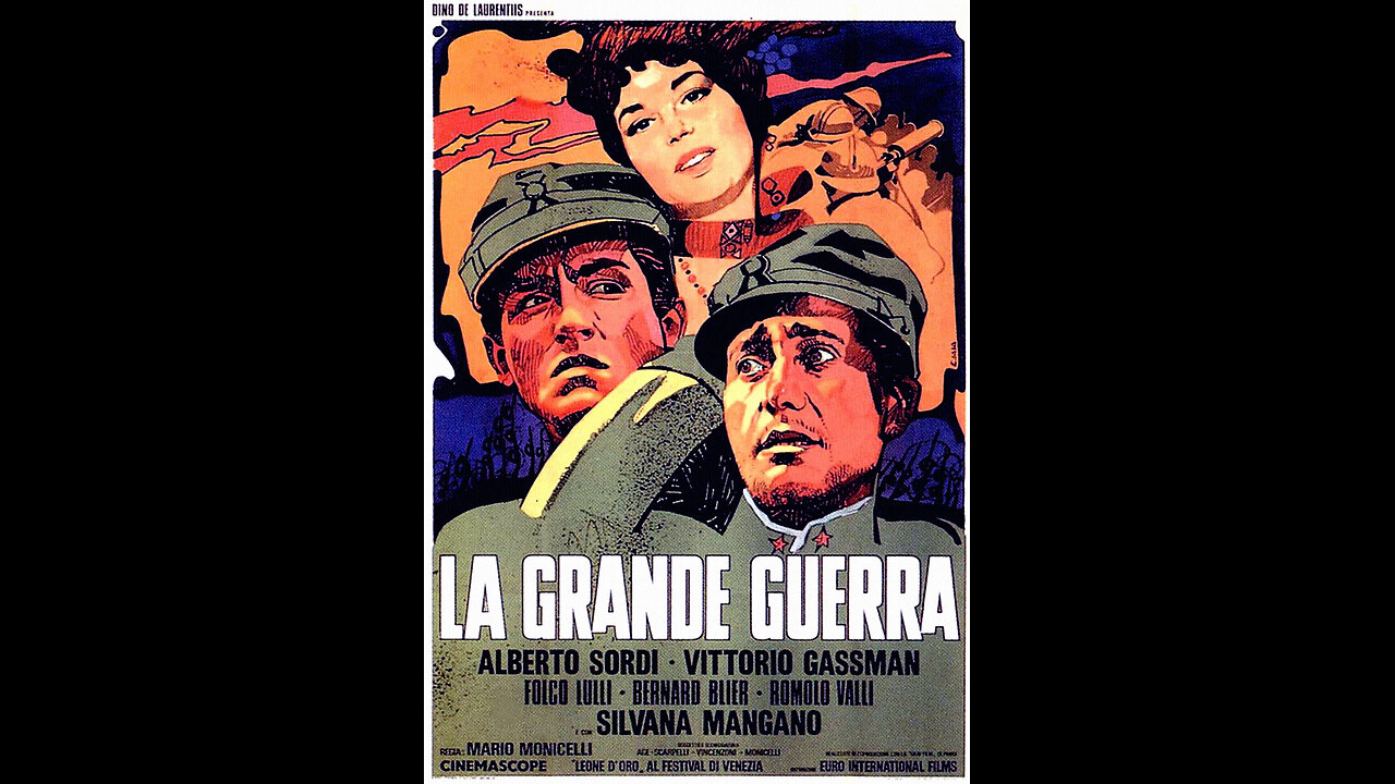 #1959 “LA GRANDE GUERRA” con Alberto SORDI, Vittorio GASSMAN e Silvana MANGANO = Regia di Mario MONICELLI = #... E INFINE FINALMENTE, TUTTI COL NASO IN SU, CANTEREMO A GRAN VOCE: “VIVA, VIVA GESÙ!!”😇💖🙏