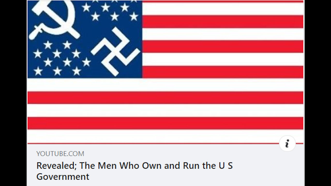 Revealed; The Men Who Own and Run the U S Government