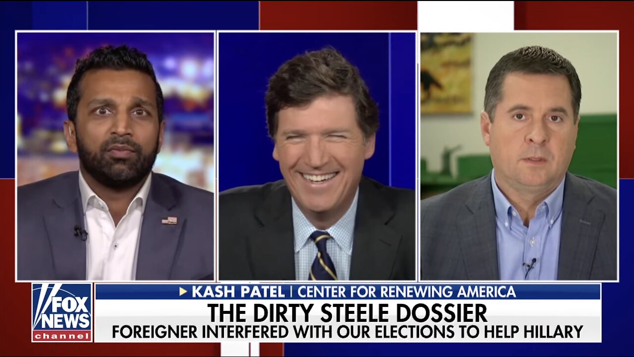 "Inspector Gadget on Sudafed" - Kash Patel Crushes Christopher Steele on Tucker Carlson Tonight