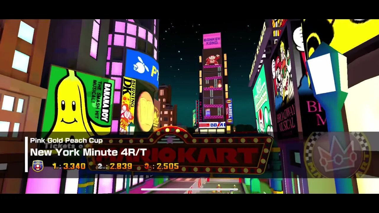 Mario Kart Tour - New York Minute 4R/T Gameplay & OST