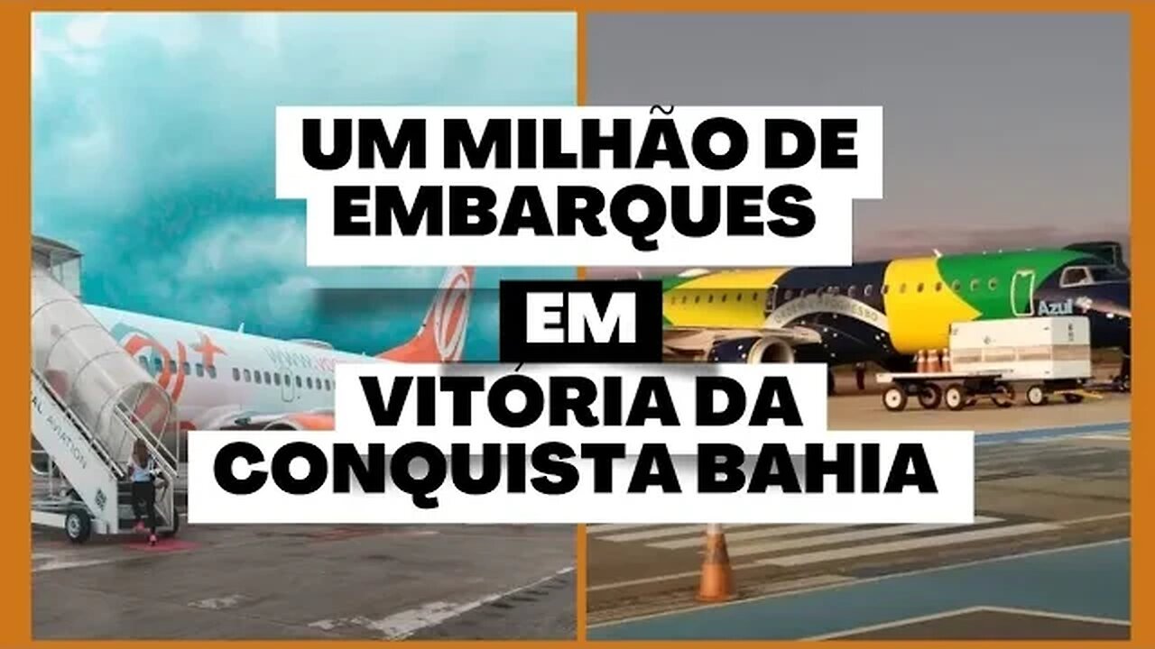 AEROPORTO GLAUBER ROCHA ALCANÇA MARCA DE UM MILHÃO DE PASSAGEIROS/VITÓRIA DA CONQUISTA BAHIA