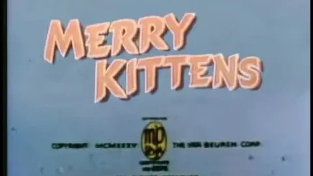 The Merry Kittens 1935 Van Beuren Studios Rainbow Parade Short Cartoon