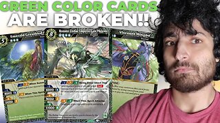 GREEN CARDS RECENTLY REVEALED IN BATTLE SPIRITS SAGA ARE BROKEN!! | Battle Spirits Saga Reveals