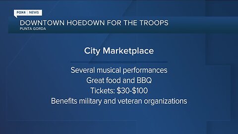 Punta Gorda Downtown Hoedown to benefit 'Holiday 4 Heroes'