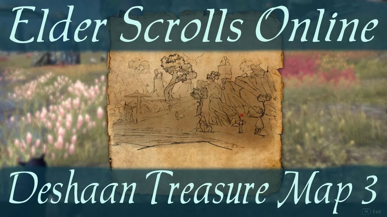 Deshaan Treasure Map 3 [Elder Scrolls Online ESO]