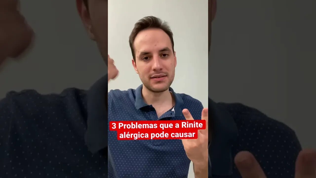 Três problemas que a Rinite alérgica pode causar | Dr. Álef Lamark