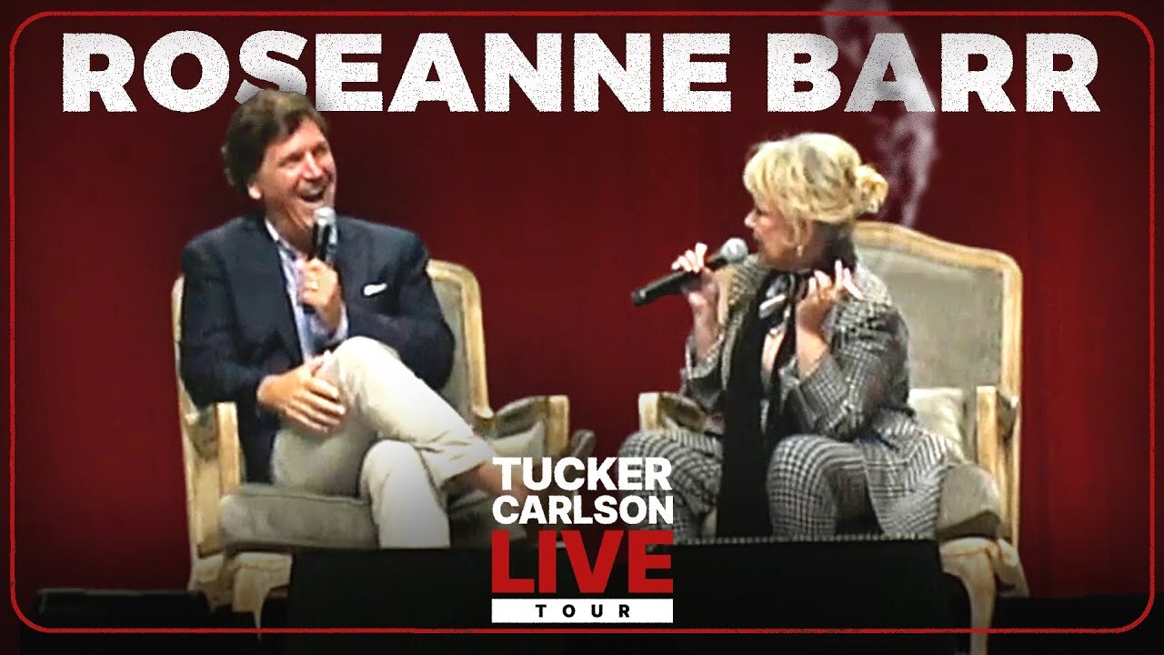 Roseanne LIVE on Tucker Carlson's Tour: Why She Terrifies Hollywood, Her Friendship with President Trump, and More! (9/25/24)