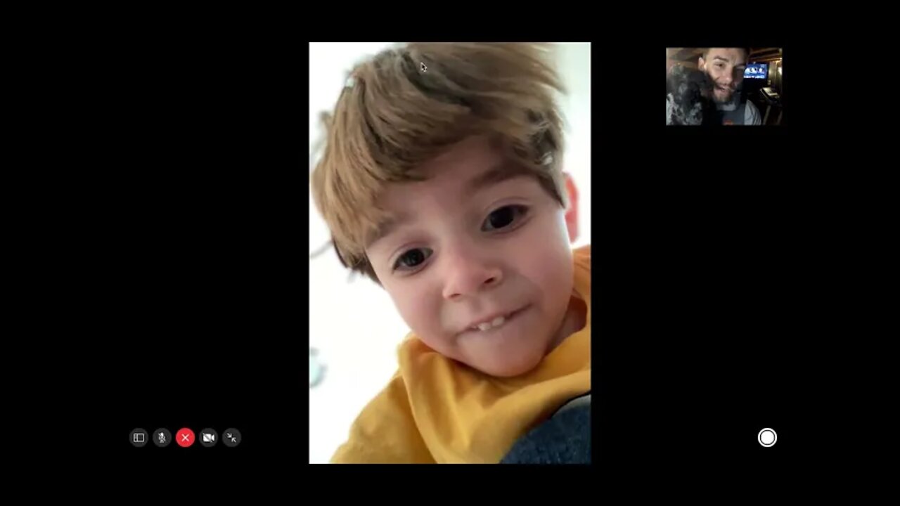 A FATHERS LOVE NEVER DIES......VIDEO CHAT WITH MY BOY!